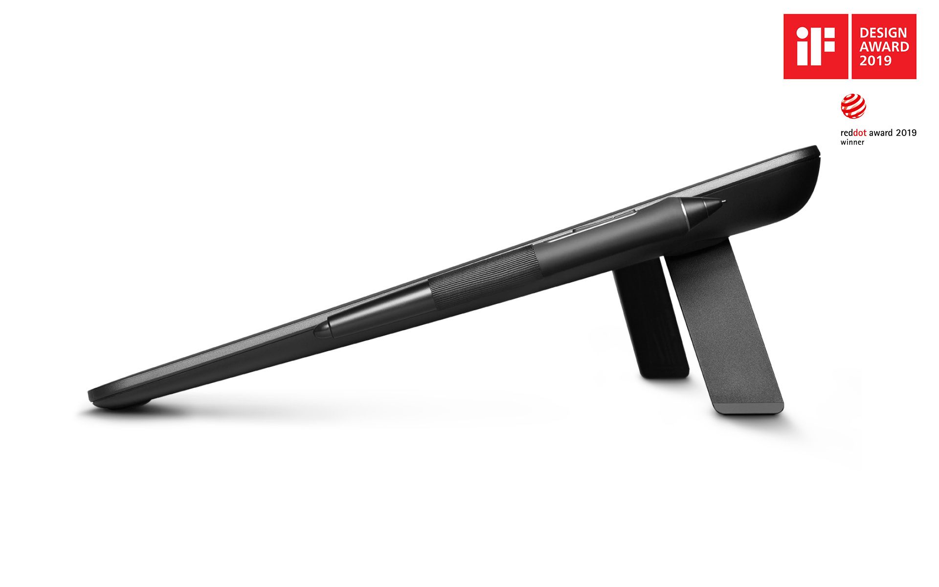 Wacom Cintiq 16" 1920 x 1080 (Full HD) 8192 Kalem Basınç Hassasiyetli Profesyonel Grafik Tablet + Katlanabilir Ayak + Kablosuz ve Pilsiz Kalem
